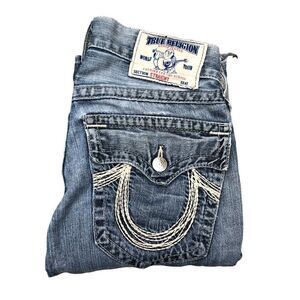 TRUE Religion Jeans Size 29 STRAIGHT Blue